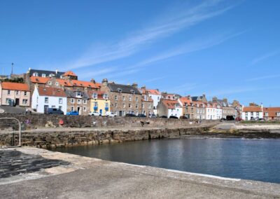 View across Cellardyke harbour.